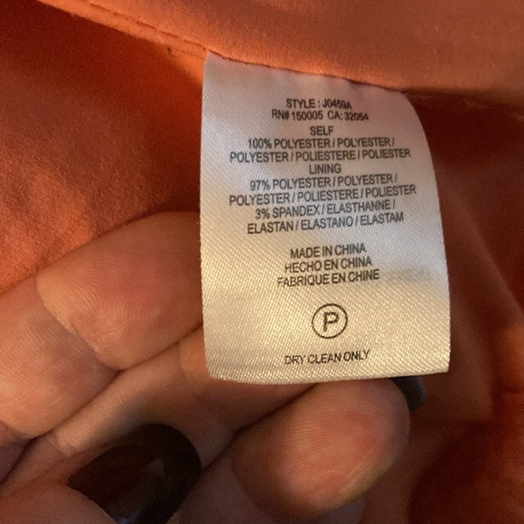 Anthropology dRA orange faux fur coat. - Picture 4 of 4